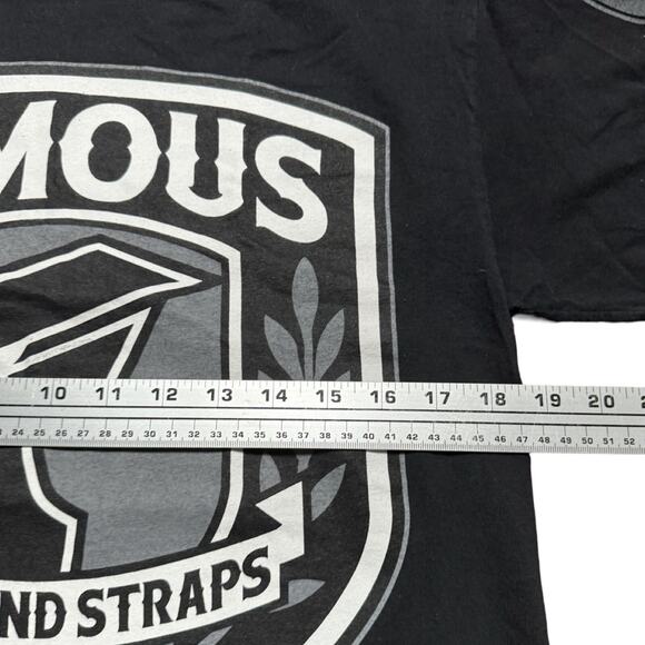 Famous Stars And Straps Men’s Black T Shirt Size Medium Y2K Streetwear Blink 182 - Picture 4 of 6